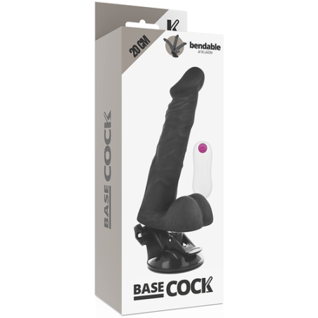 BASECOCK | Realistic Bendable Remote Control Black 20cm