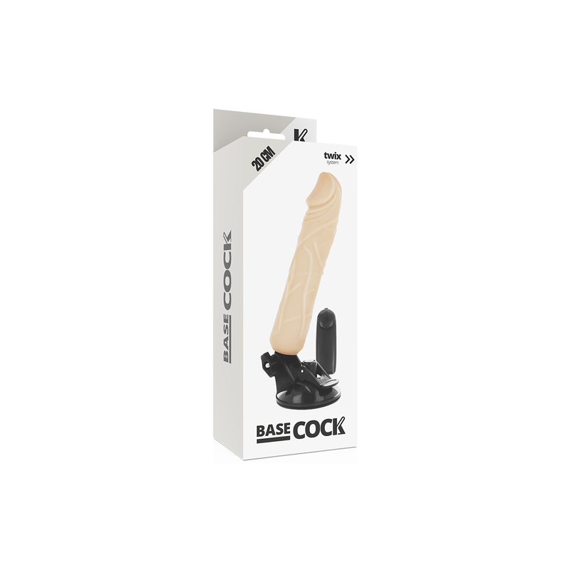 BASECOCK | Realistic Vibrator Remote Control | Flesh | 20cm