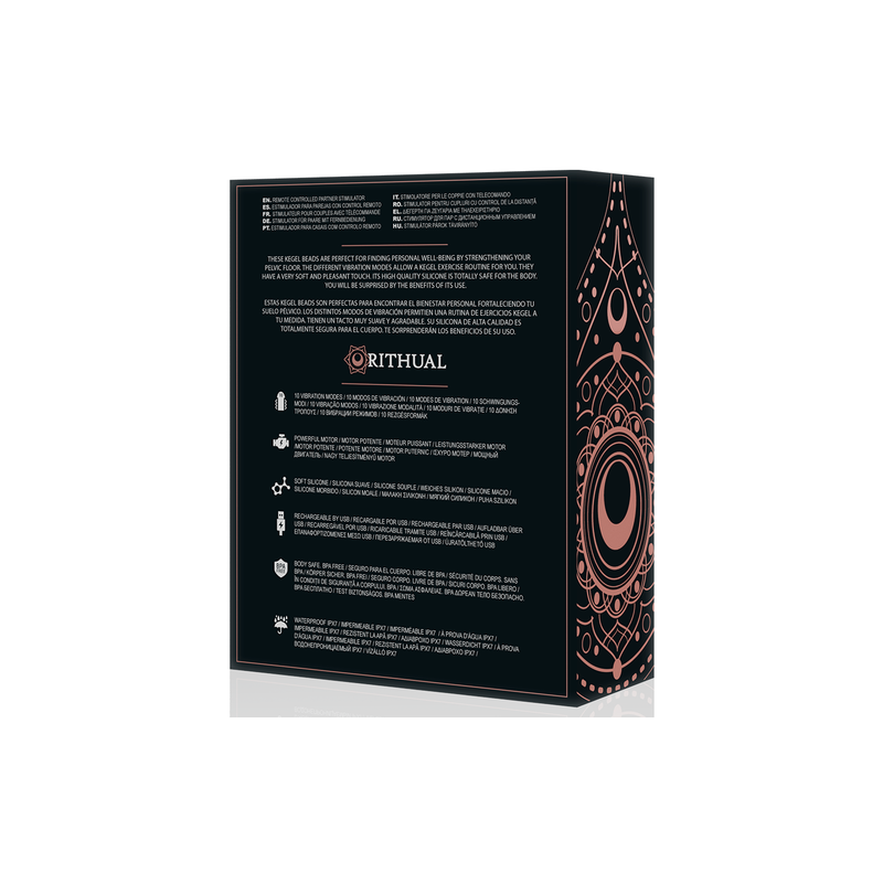 RITHUAL | NISHA | Rechargeable Kegel Balls | Black