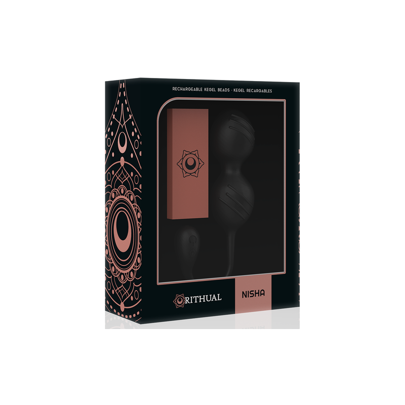 RITHUAL | NISHA | Rechargeable Kegel Balls | Black