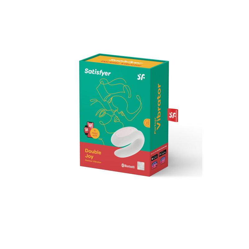 SATISFYER | DOUBLE JOY CON APP | WHITE