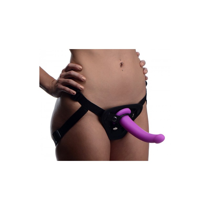 U-Strap | Navigator Silicone G-Spot Dildo with Harness