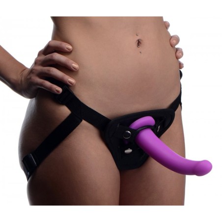 U-Strap | Navigator Silicone G-Spot Dildo with Harness