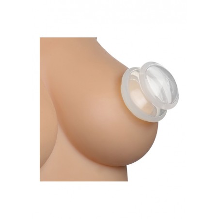 Clear Plungers Silicone Nipple Suckers | Large | Transparent