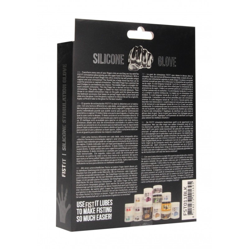 Fist-it | Silicone Stimulation Glove | Black