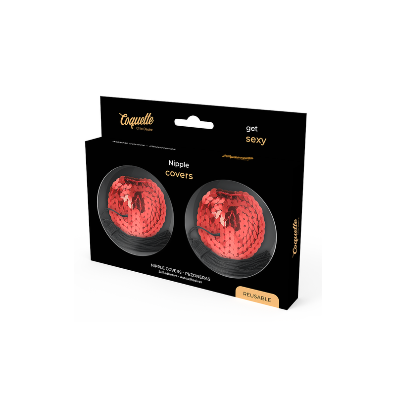 COQUETTE CHIC DESIRE | NIPPLE COVERS | RED
