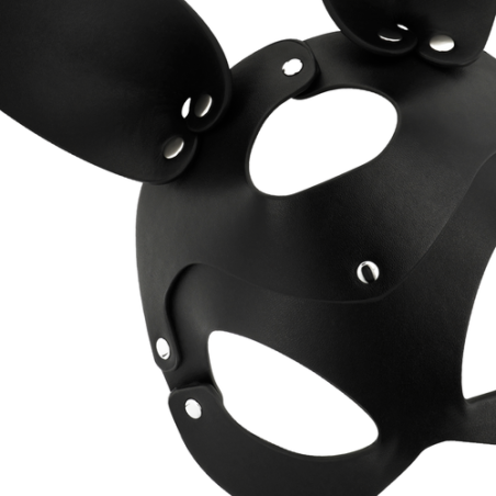 COQUETTE | VEGAN LEATHER MASK WITH BUNNY EARS