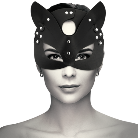 COQUETTE | VEGAN LEATHER MASK WITH CAT EARS