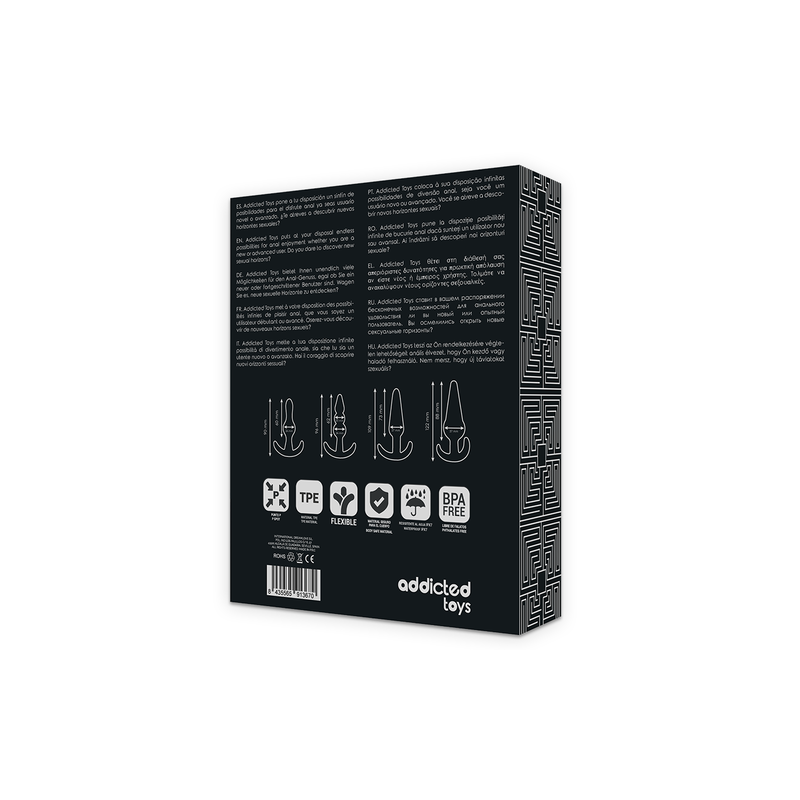 ADDICTED TOYS | 4 SILICONE ANAL PLUGS SET