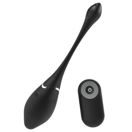 BLACK&SILVER | JENELL | RECHARGEABLE VIBRATING EGG