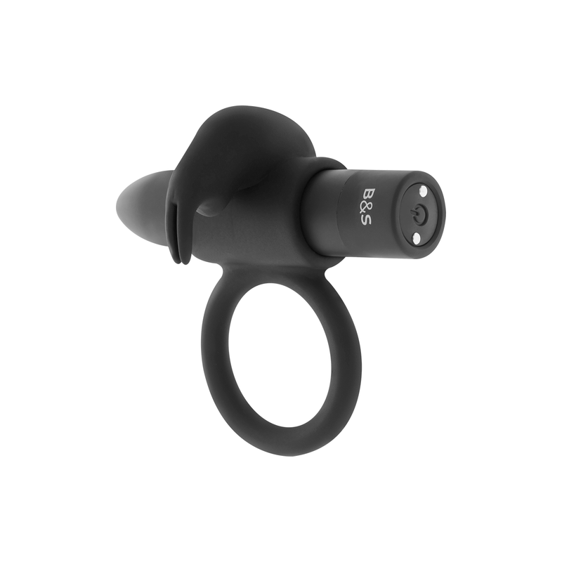 BLACK&SILVER | BURTON | RECHARGEABLE VIBRATING RING | Black