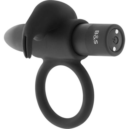 BLACK&SILVER | BURTON | RECHARGEABLE VIBRATING RING | Black