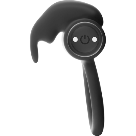 BLACK&SILVER | BURTON | RECHARGEABLE VIBRATING RING | Black