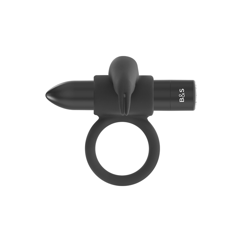 BLACK&SILVER | BURTON | RECHARGEABLE VIBRATING RING | Black