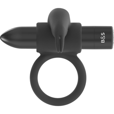 BLACK&SILVER | BURTON | RECHARGEABLE VIBRATING RING | Black