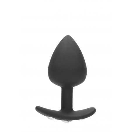 Extra Large | Diamond Butt Plug With Handle | Black