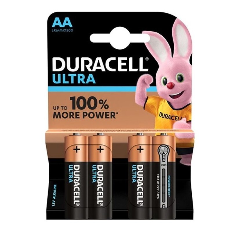Μπαταρίες | DURACELL | Ultra Power | AA | 4 Τεμάχια