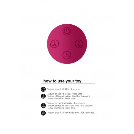 [ SexShop - Bulk ] Vive | Zosia | Classic G-Spot Rabbit | Pink