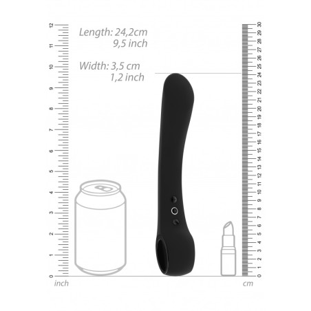 [ SexShop - Bulk ] Vive | Ombra | Bendable Vibrator | Black