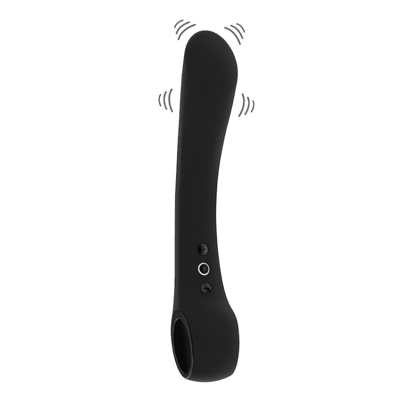 [ Sex Shop - Bulk ] Vive | Ombra | Εύκαμπτος Δονητής Σιλικόνης | Μαύρο