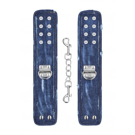 OUCH! | Denim Handcuffs Rough end Denim Style | Blue