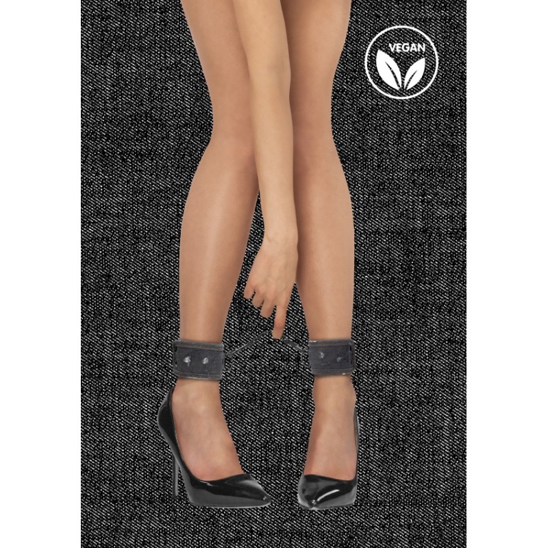 OUTCH! | Denim Ankle Cuffs Rough end Denim Style | Black