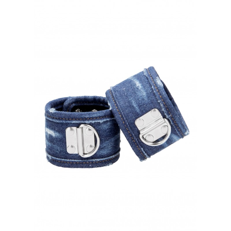 OUTCH! | Denim Ankle Cuffs Rough end Denim Style | Blue