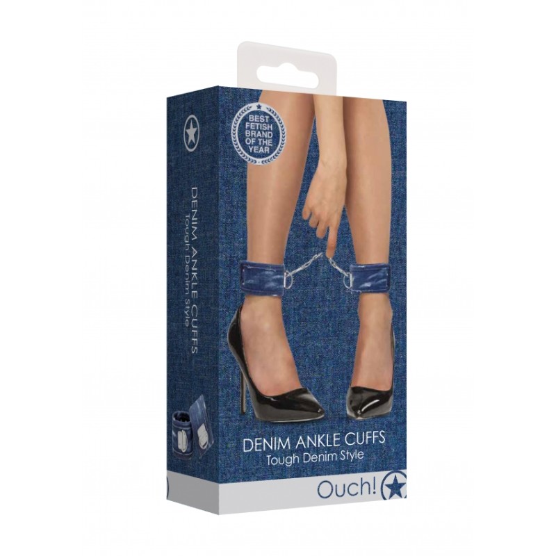OUTCH! | Denim Ankle Cuffs Rough end Denim Style | Blue