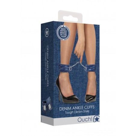 OUTCH! | Denim Ankle Cuffs Rough end Denim Style | Blue