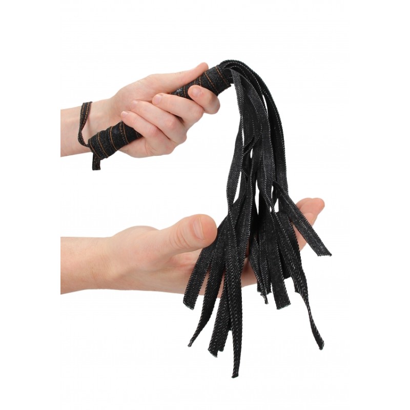 OUCH! | Denim Flogger Rough end Denim Style | Black