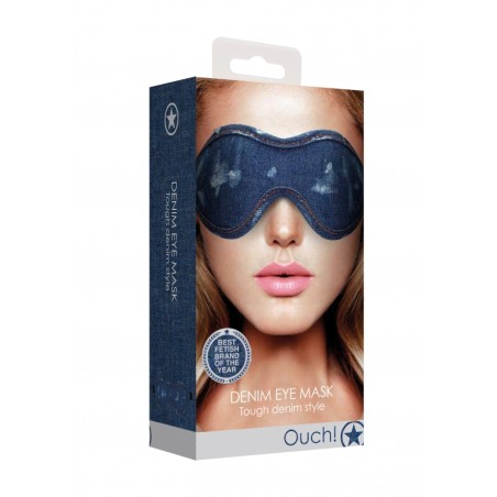 OUCH! | Denim Eye Mask Rough end Denim Style | Blue