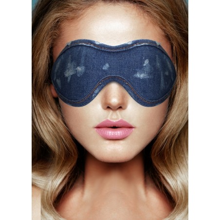 OUCH! | Denim Eye Mask Rough end Denim Style | Blue