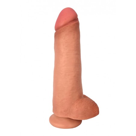 12 Inch Dong with Balls - Flesh