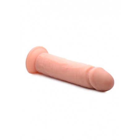 CURVE | Vibrating Remote Control Silicone Dildo 23cm | Flesh