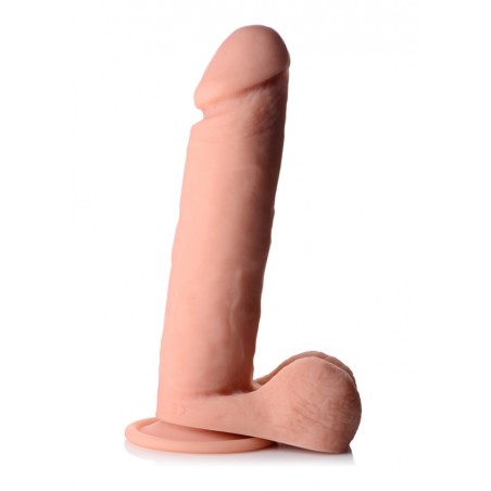CURVE | Vibrating Remote Control with Balls Silicone Dildo 23cm