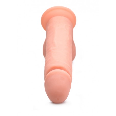 CURVE | Vibrating Remote Control with Balls Silicone Dildo 23cm
