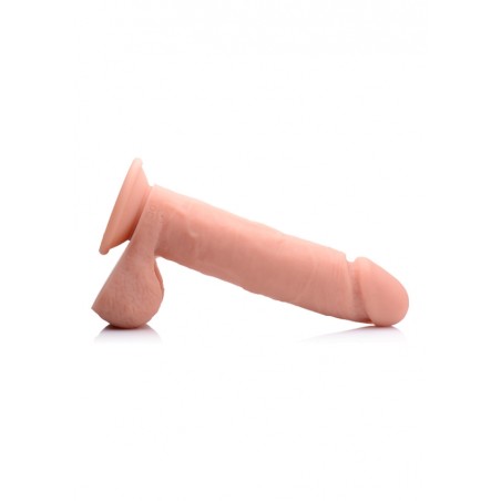 CURVE | Vibrating Remote Control with Balls Silicone Dildo 23cm