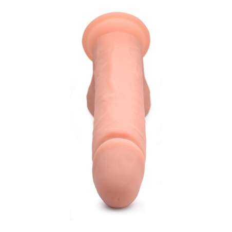 CURVE | Vibrating Remote Control with Balls Silicone Dildo 25cm