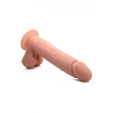 CURVE | Vibrating Remote Control with Balls Silicone Dildo 25cm