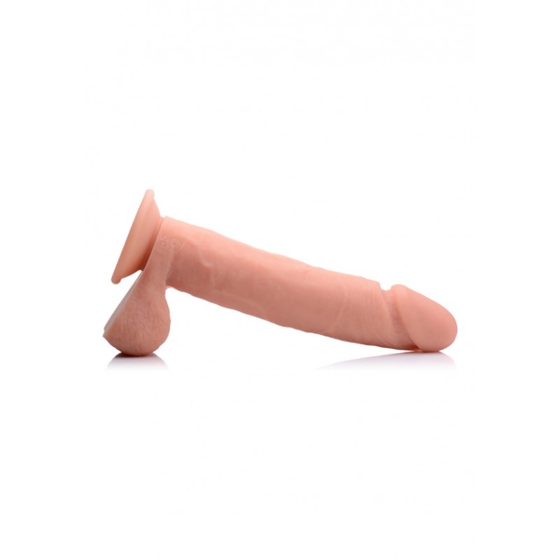 CURVE | Vibrating Remote Control with Balls Silicone Dildo 25cm