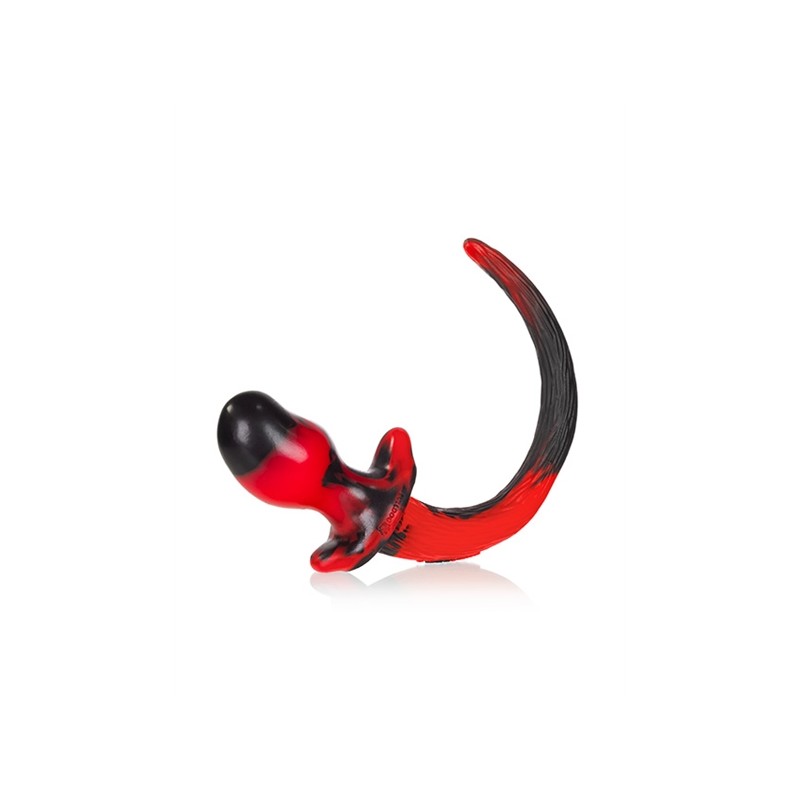 Oxballs | PUG Puppytail | Black Red | Large