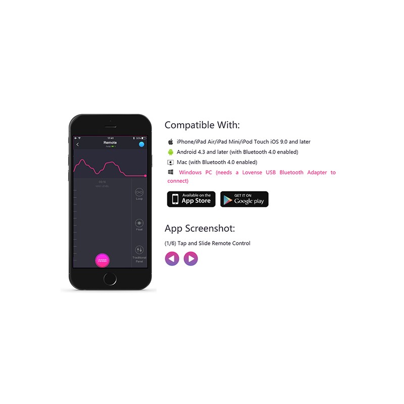 LOVENSE - LUSH 2 WEARABLE BULLET VIBRATOR