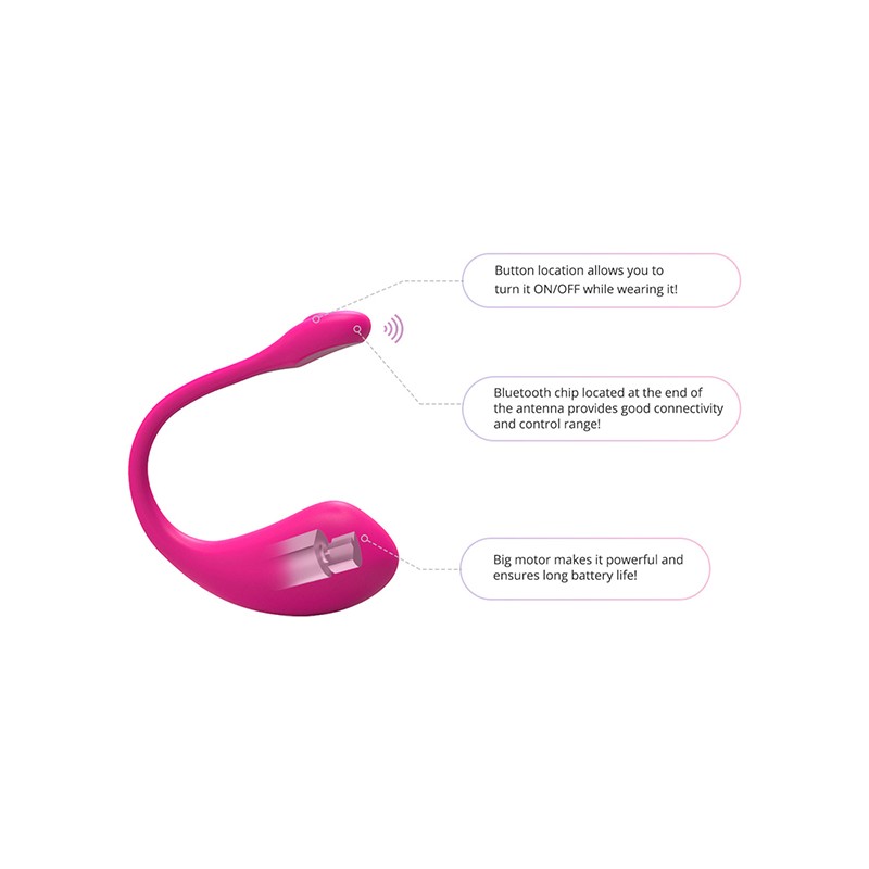 LOVENSE - LUSH 2 WEARABLE BULLET VIBRATOR