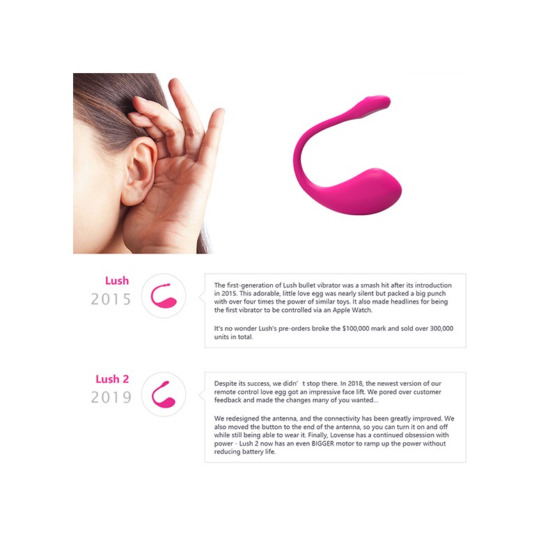 LOVENSE - LUSH 2 WEARABLE BULLET VIBRATOR