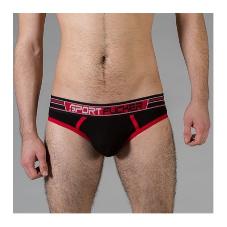 Sport Fucker Brief Black and Red -Small