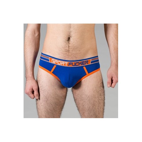 Sport Fucker - Brief Blue and Orange Medium