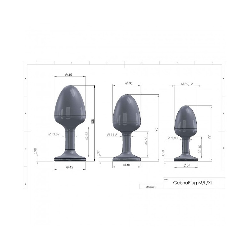 Dorcel | GEISHA PLUG RUBY MEDIUM