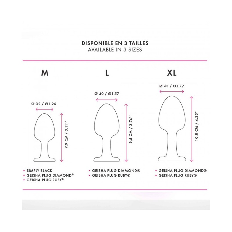 Dorcel | GEISHA PLUG RUBY MEDIUM