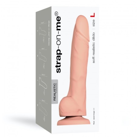 Strap-On-Me | Soft Realistic Dildo Vanilla Medium