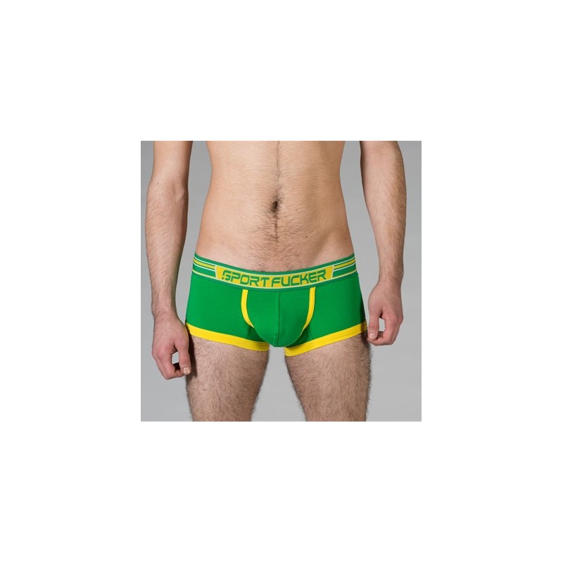 Sport Fucker - Trunks Green and Yellow - Large